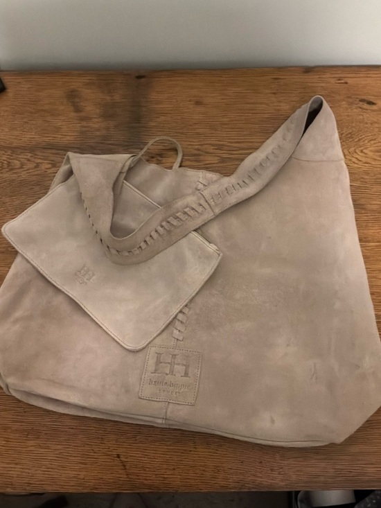 Haute Hippie Handbags - Haute Hippie classic Suede Boho Bag with Removable Pouch